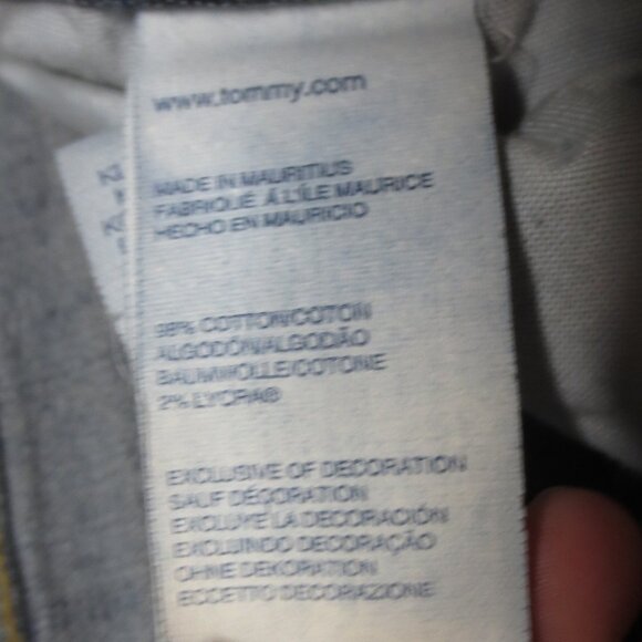 TOMMY HILFIGER womens JEANS pants DENIM blue SIZE 14 - Picture 7 of 11